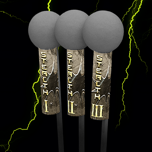 Stealth 4 Inch Shell Rockets by Pyro Worx | Powerful Fireworks Displays ...