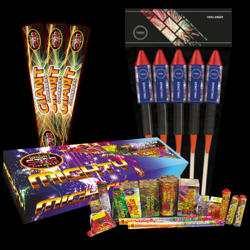 Mighty Bundle Brightstar Fireworks | Just Fireworks Bradford ...