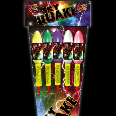 Sky Quake 5 Pack Rockets by Pyro Magic Emperor | Just Fireworks ...